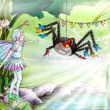 Simbaline and Slyella the Spider