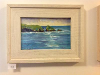 No. 15. Tenby Bay, oils, 6x4 ins.