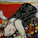 The Poppy Field (After Klimt)