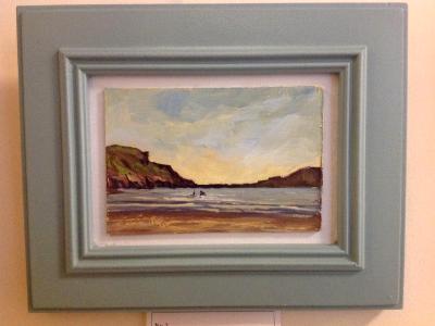 No. 2. Rhossili Beach, Oils, 6x4 ins