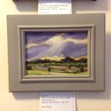 No. 28. Sunset and Storm Clouds, Lydiard, oils, 7x5 ins