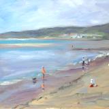 No. 28 Llanelli Bay, 10x8 ins, oils