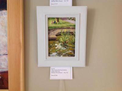No. 40. The Pond, Swindon Old Town Gardens, oils 7x5 ins.