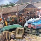 The old fishing village, Swanage, 10x8 ins, oil on board
