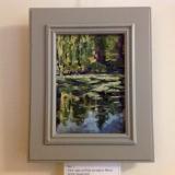No. 1. Lake at West Lavington Manor, Oils, 7x5 ins