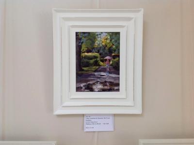 No. 64. Sunshine & Showers, Swindon Old Town Gardens, oils, 8x6 ins.