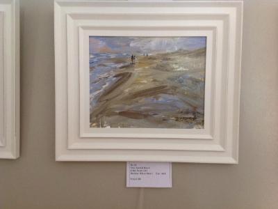 No. 46.  Katwijk Beach, The Netherlands, oils, 7x5 ins.