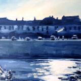 No. 6. Burry Port, Pembrokeshire, oils, 7x5 ins