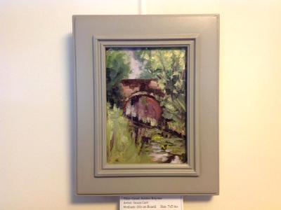 No. 22. Canal at Ashton Keynes, oils, 7x5 ins