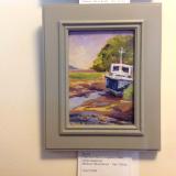 No. 23.  Low Tide at Lougharne, Wales, oils, 7x5 ins.